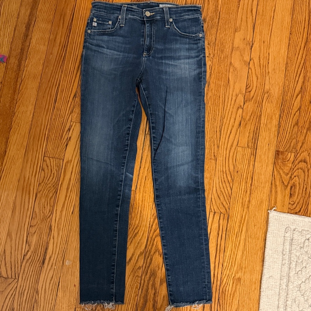 AG Adriano Goldschmied Dark Blue Skinny Jeans